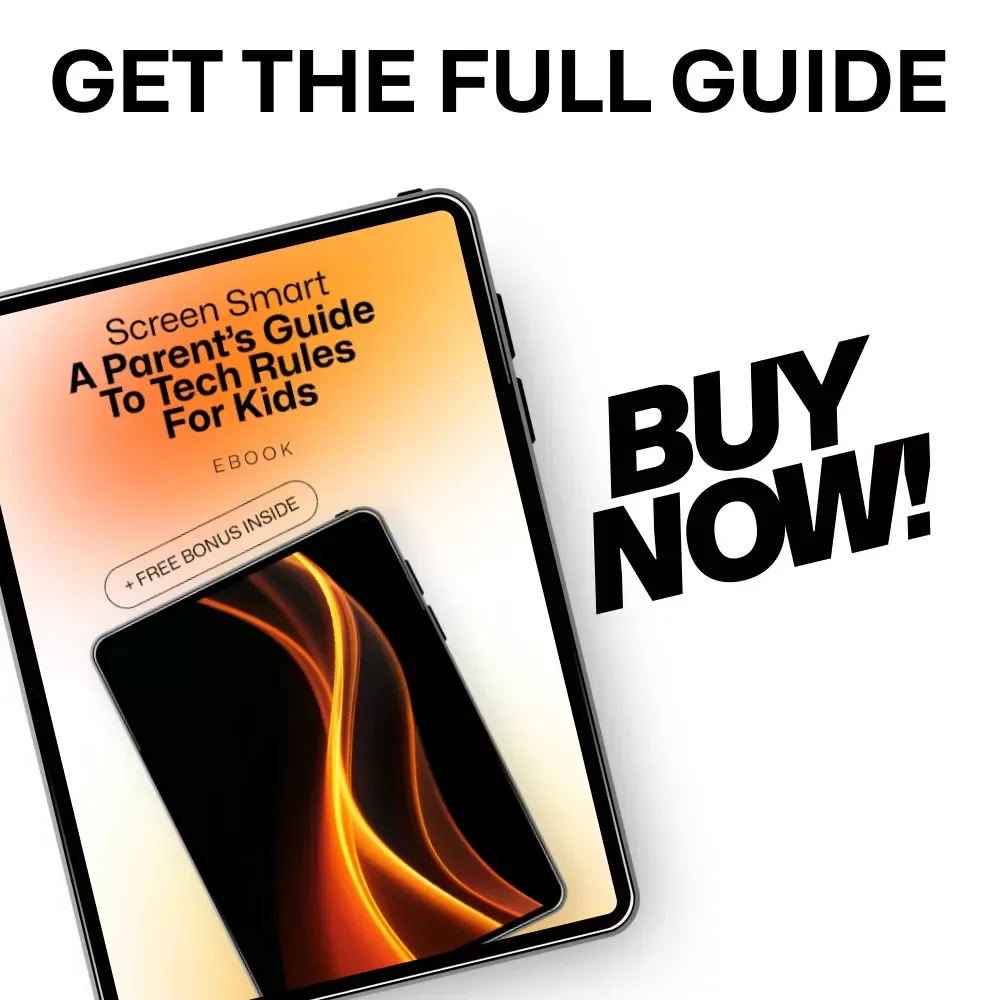 Screen Smart: A Parent’s Guide to Tech Rules for Kids – Digital Download eBook for Setting Screen Time Boundaries