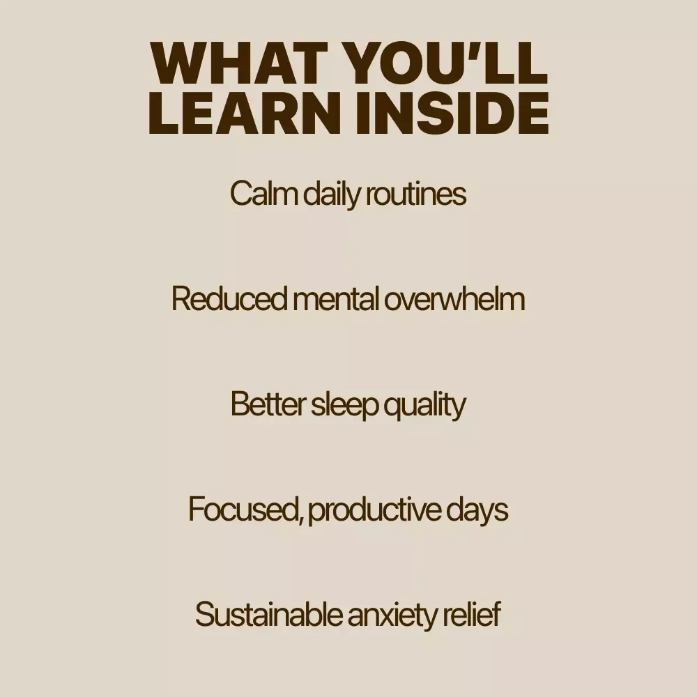 Serene Living: Simple Habits for Less Anxiety | Calm Home Guide & Ebook for Home Routines That Reduce Anxiety