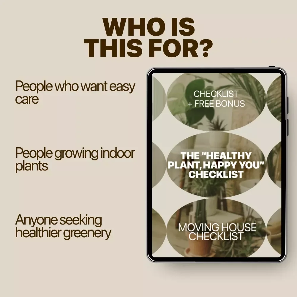 The “Healthy Plant, Happy You” Checklist | Easy Plant Health Checklist for Thriving Indoor & Outdoor Plants | Printable Digital Download