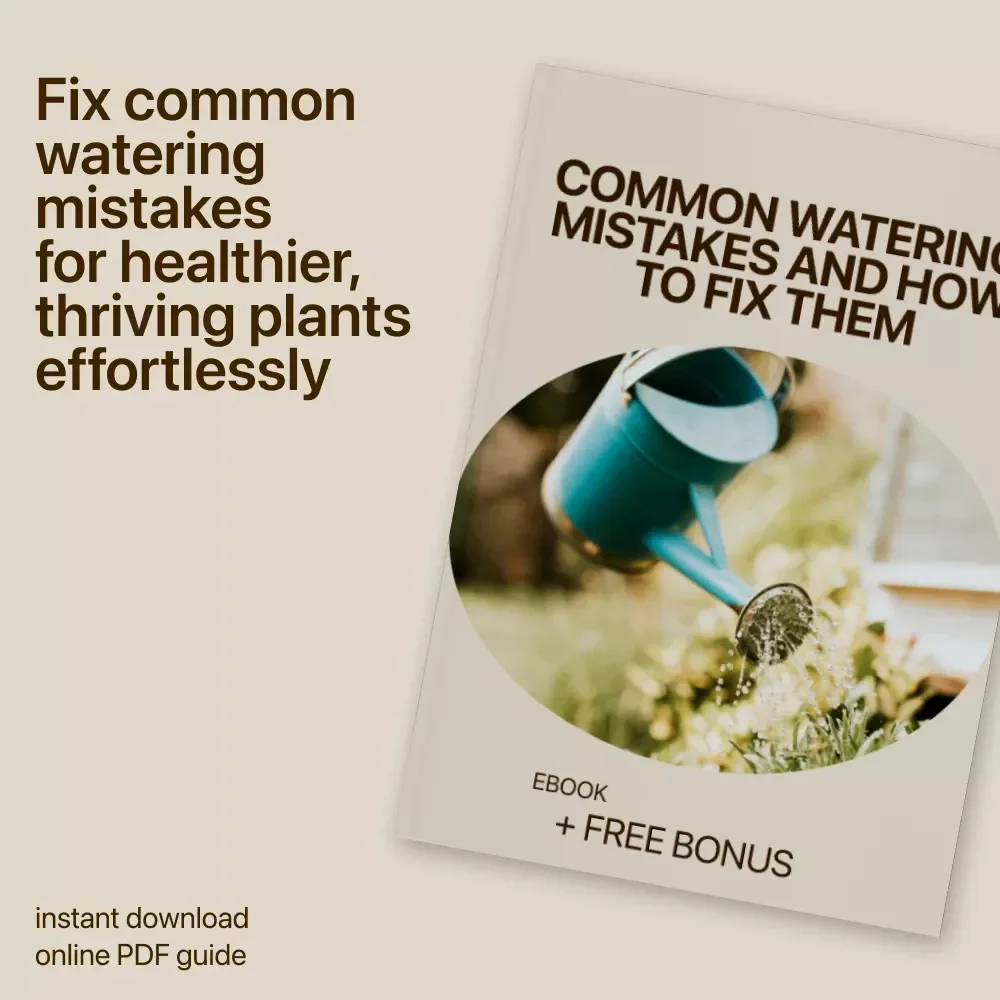 Common Watering Mistakes and How to Fix Them | Essential eBook Guide for Plant Care, Smart Watering Tips & Watering Mistakes to Avoid
