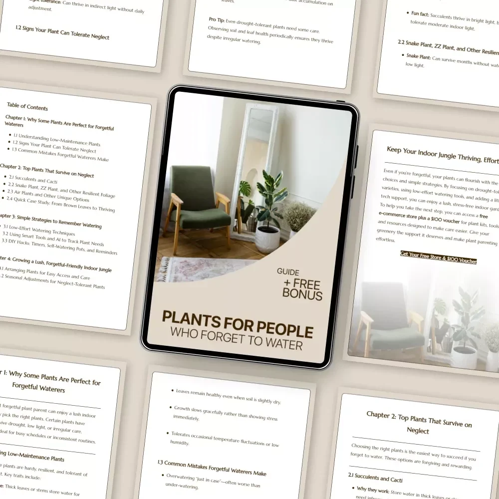 Plants for People Who Forget to Water – The Ultimate Guide to Low-Maintenance Indoor Plants for Forgetful Waterers