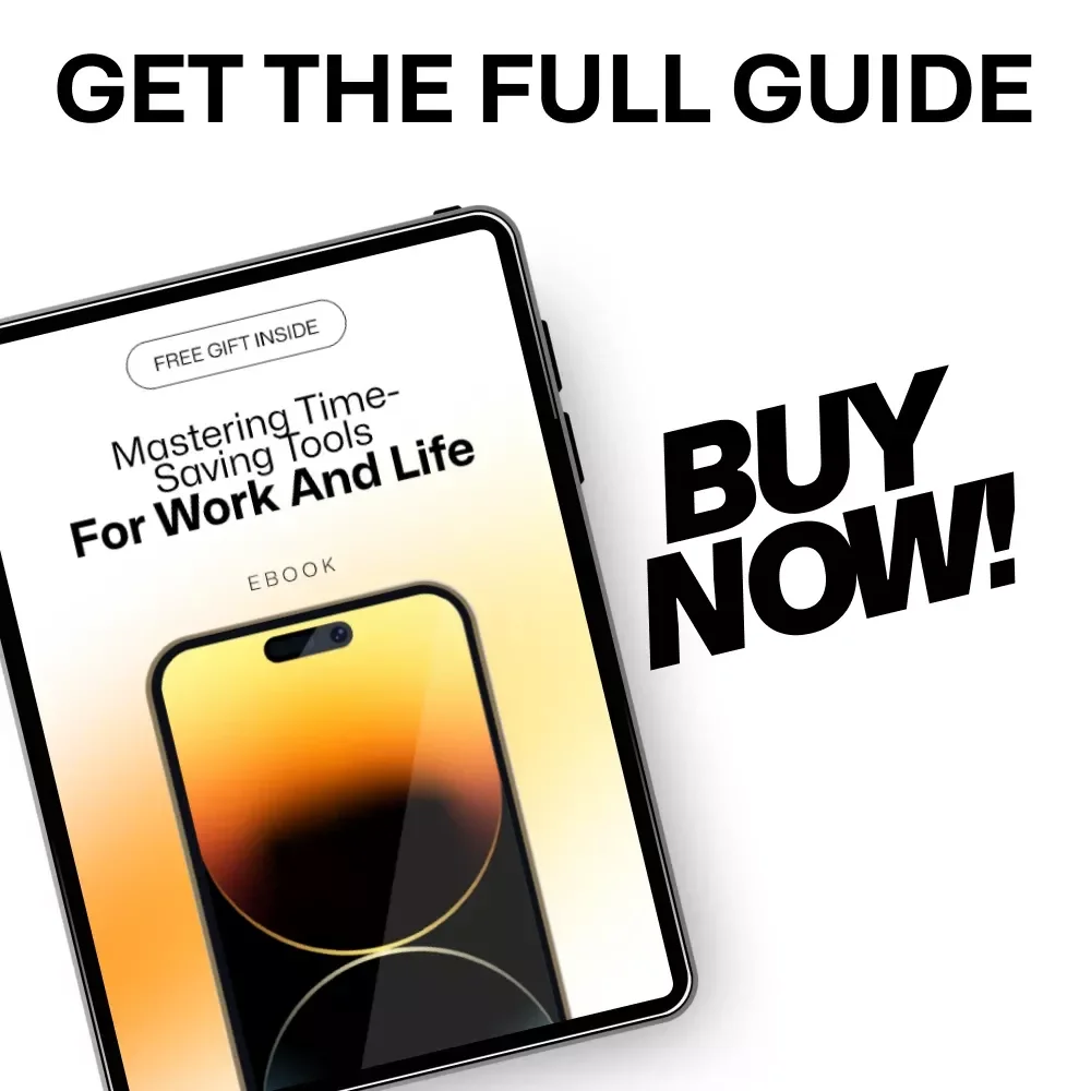 Mastering Time-Saving Tools for Work and Life – Practical eBook on how ai tools can save time, Boost Productivity, Work Smarter, Digital Download Guide