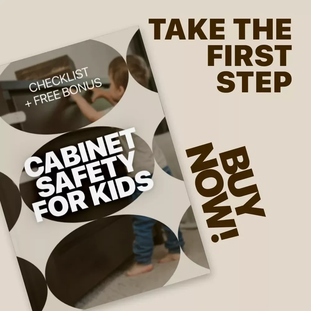 Cabinet Safety for Kids Checklist | Child Safety for Cabinets Digital Download | Printable Home Safety Guide for Parents