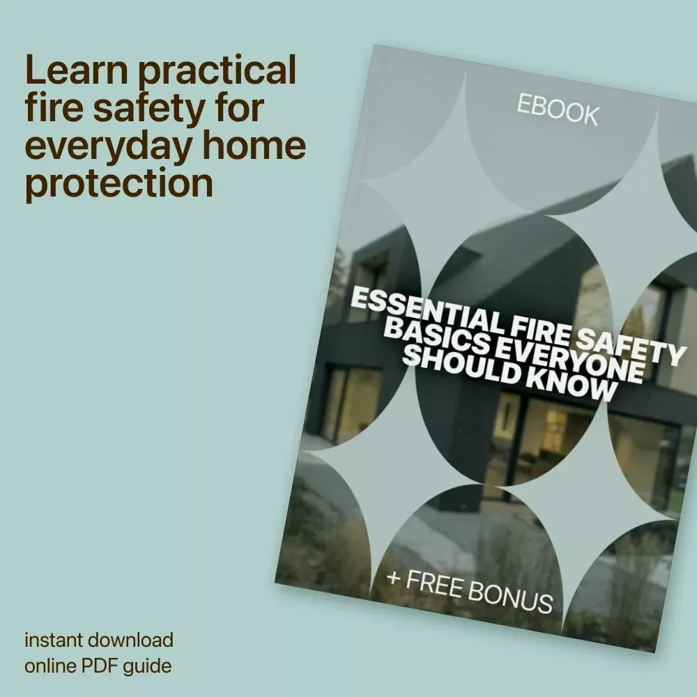 Essential Fire Safety Basics Everyone Should Know | Fire Safety at Home Basics eBook | Home Fire Prevention Guide & Family Emergency Checklist