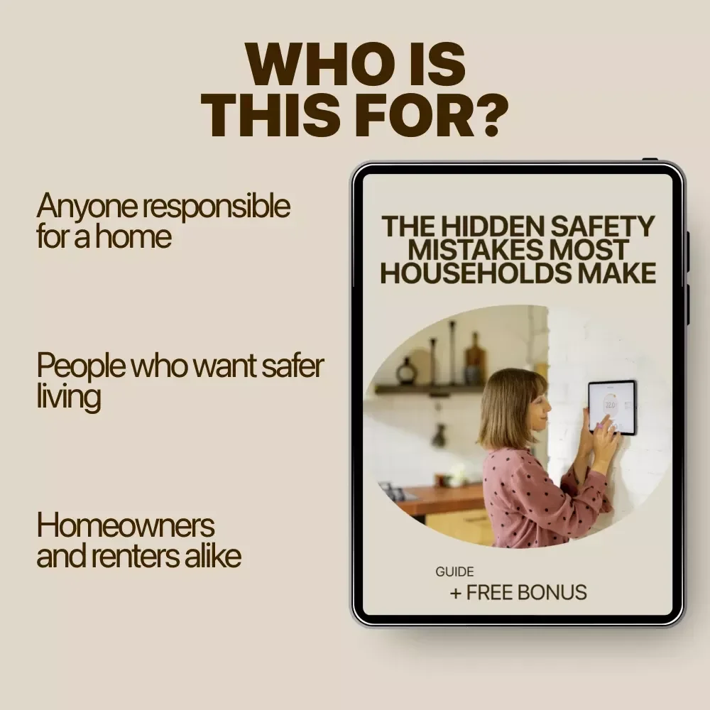 The Hidden Safety Mistakes Most Households Make | Practical Guide to Home Safety Mistakes to Avoid | Digital Download