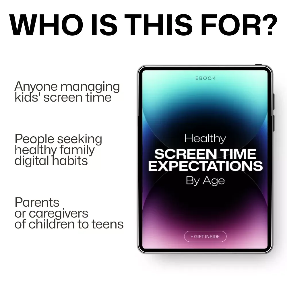 Healthy Screen Time Expectations by Age – A Practical Parenting Guide for Setting Screen Time Expectations by Age from Toddlers to Teens