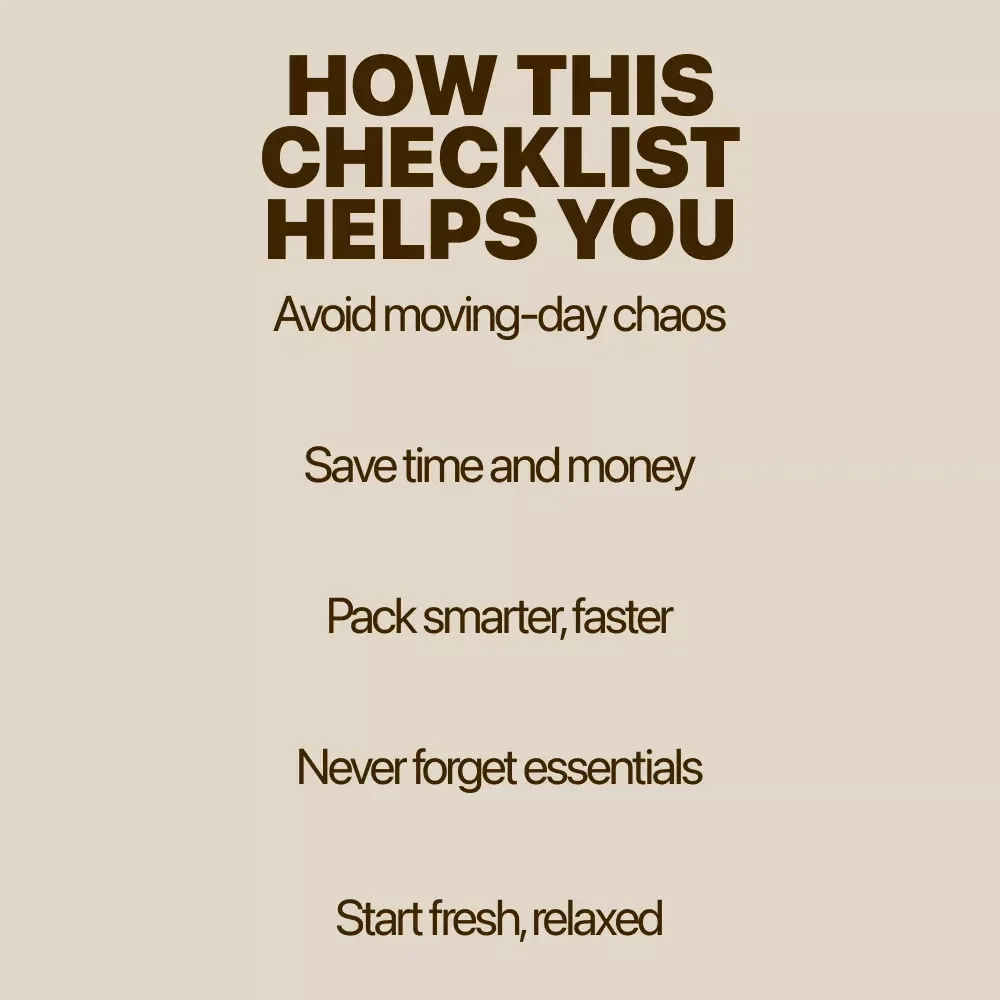 No-Stress, No-Regrets Moving House Checklist | Ultimate Printable Moving House Checklist for an Organized, Stress-Free Move