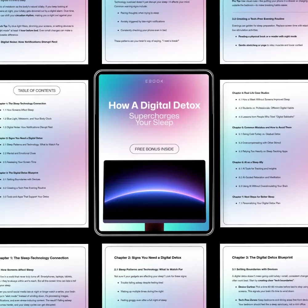 How a Digital Detox Supercharges Your Sleep: Discover How a Digital Detox Improves Sleep Quality