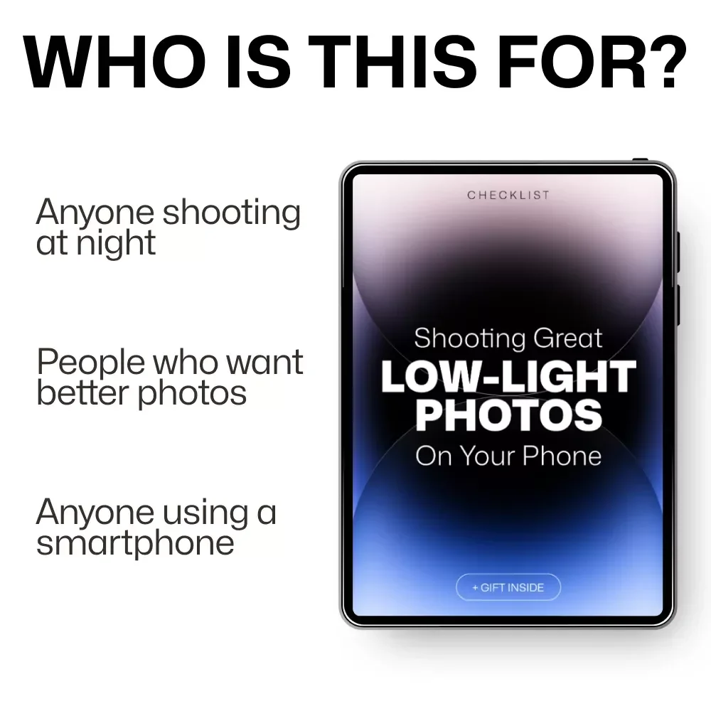 Shooting Great Low-Light Photos on Your Phone – Practical Checklist for Night Photography | phone camera tips for low light