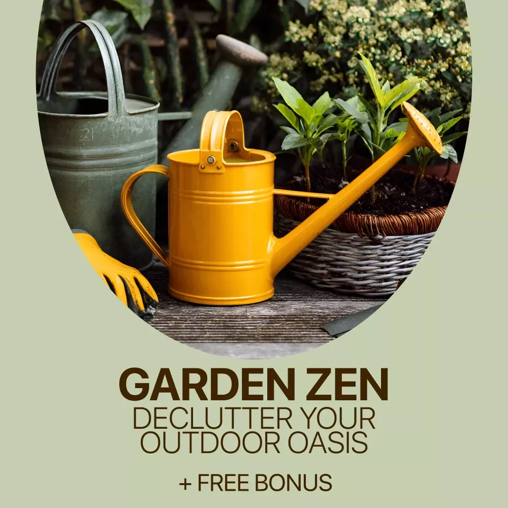 Garden Zen: Declutter Your Outdoor Oasis | Printable Home Garden Declutter Checklist for a Calm, Organized Yard