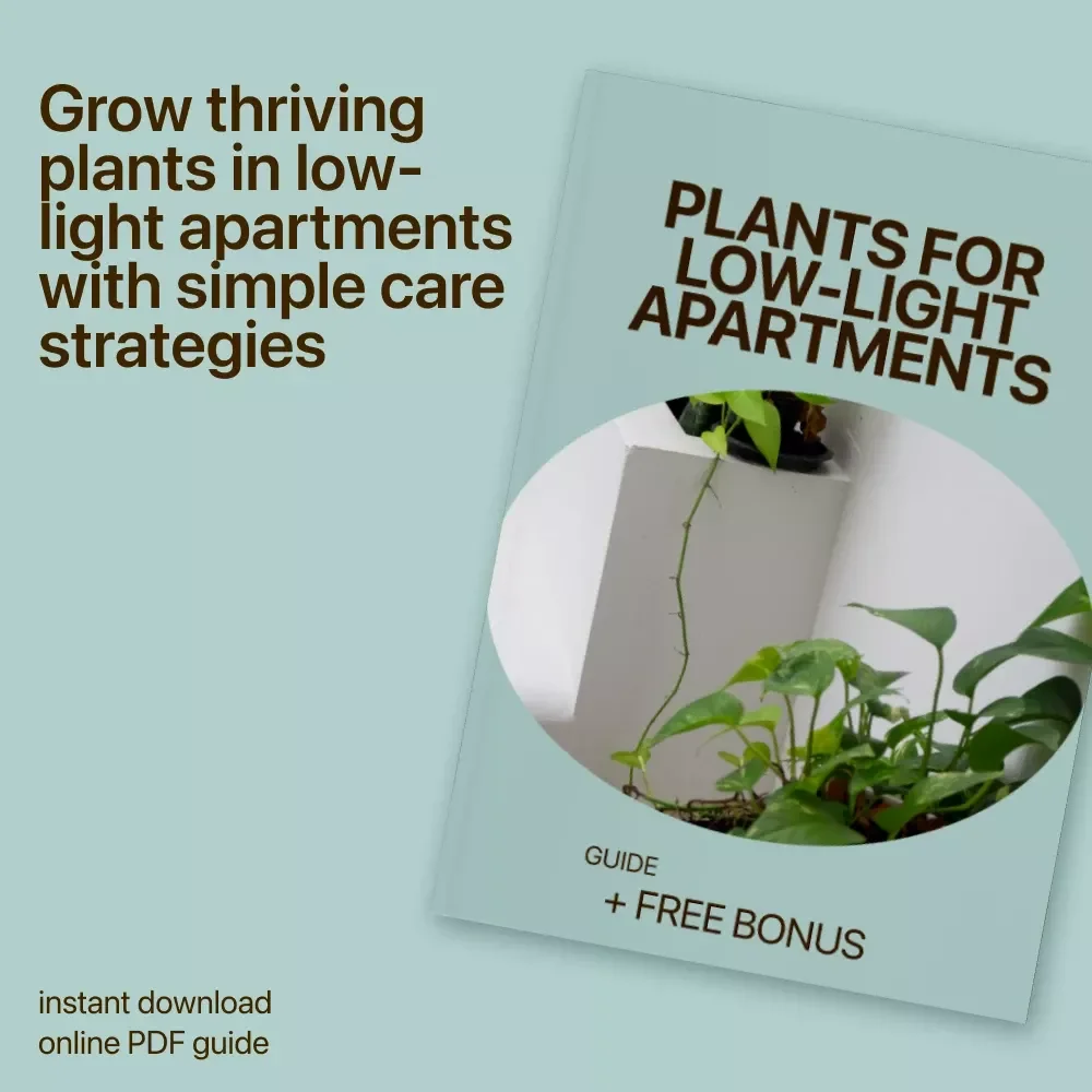 Plants for Low-Light Apartments Guide | Easy Indoor Greenery for Small Spaces | Digital Download for Beginners