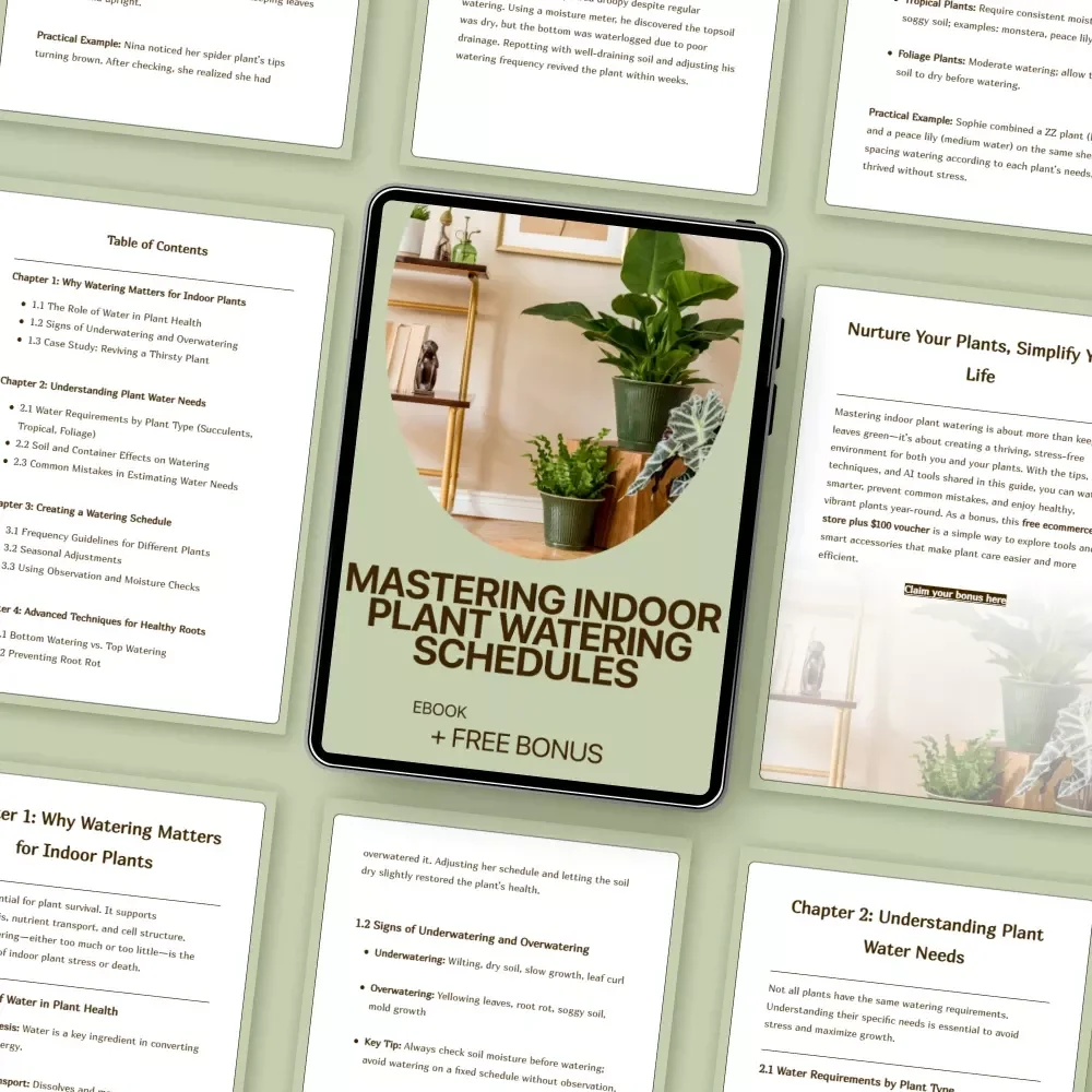 Mastering Indoor Plant Watering Schedules: Ultimate Guide for Indoor Plants Watering Schedule, Tips, and AI-Powered Care