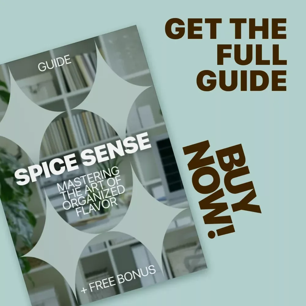 Spice Sense: Mastering the Art of Organized Flavor | Ultimate Guide to Spice Shelf Organization for a Beautiful, Efficient Kitchen