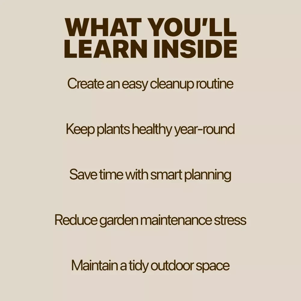 Garden Reset: Your Home Cleanup Routine – Practical Guide for an Easy Home Garden Cleanup Routine, Seasonal Reset & Smart Garden Care