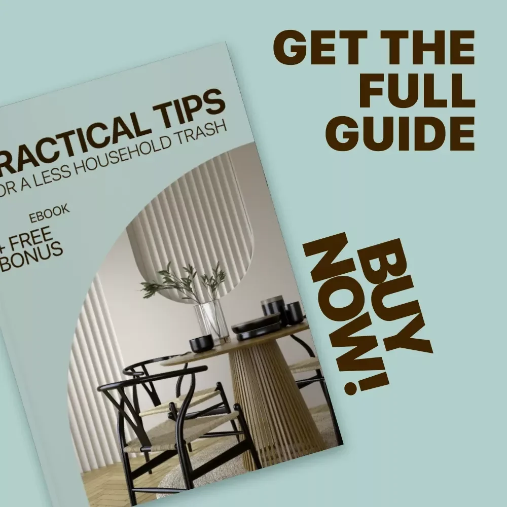 Practical Tips for a Less Household Trash – Actionable Ebook Guide with less trash household tips for Sustainable Living & Smart Home Habits