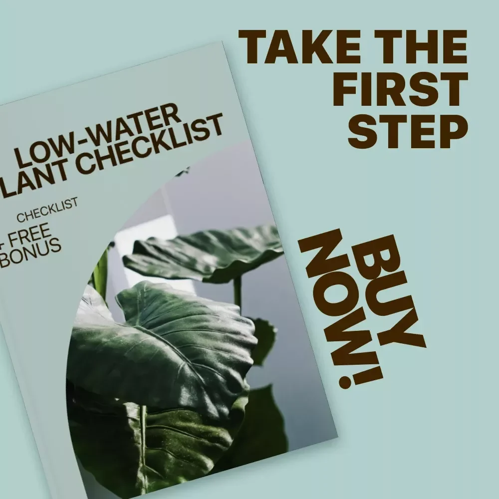 Low-Water Plant Checklist | Easy Care Guide for Plants That Need Little Water | Minimal Watering Indoor Plant Checklist