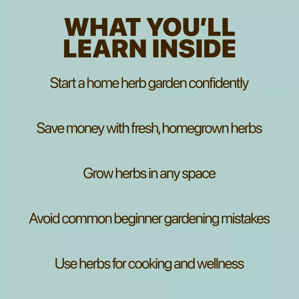 Thrive with Fresh Herbs at Home – A Complete Home Herb Garden eBook for Beginners, Sustainable Living & Smart AI-Guided Growing