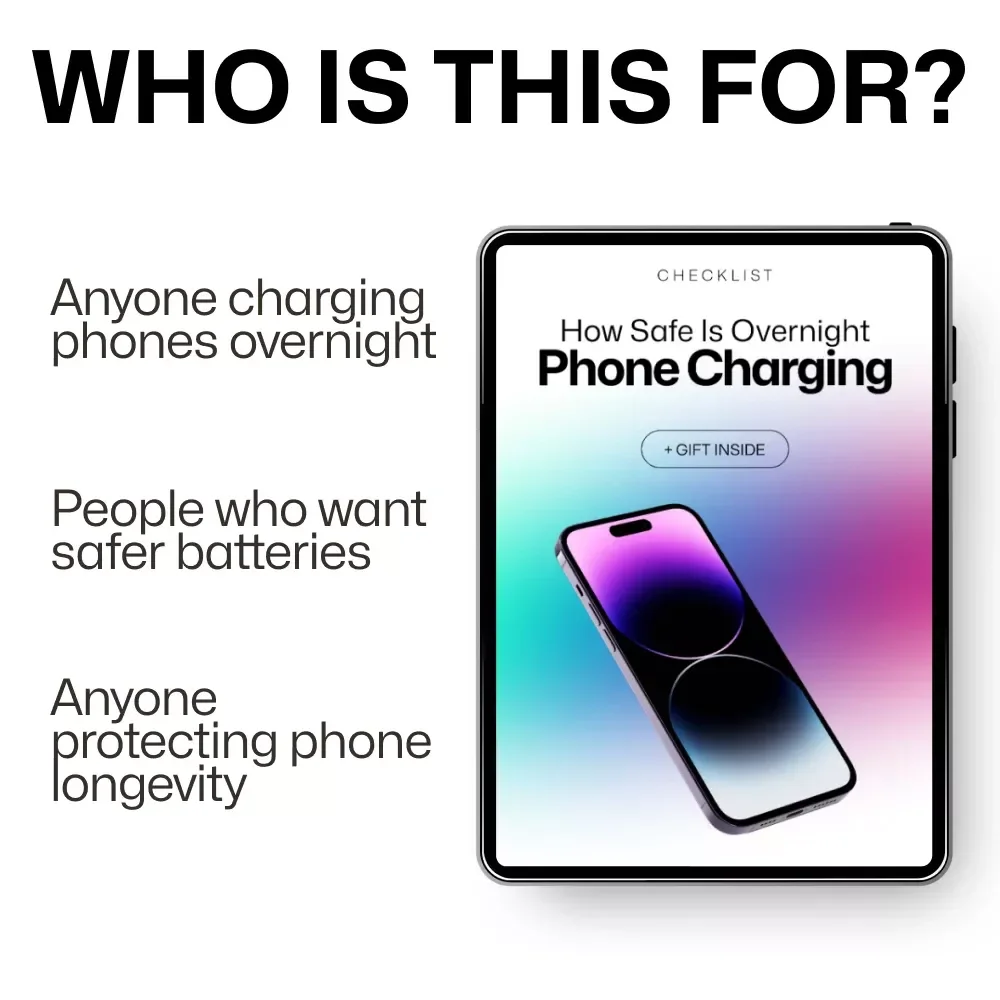 How Safe Is Overnight Phone Charging – Smart Checklist to Protect Battery Health | is charging phone battery overnight safe