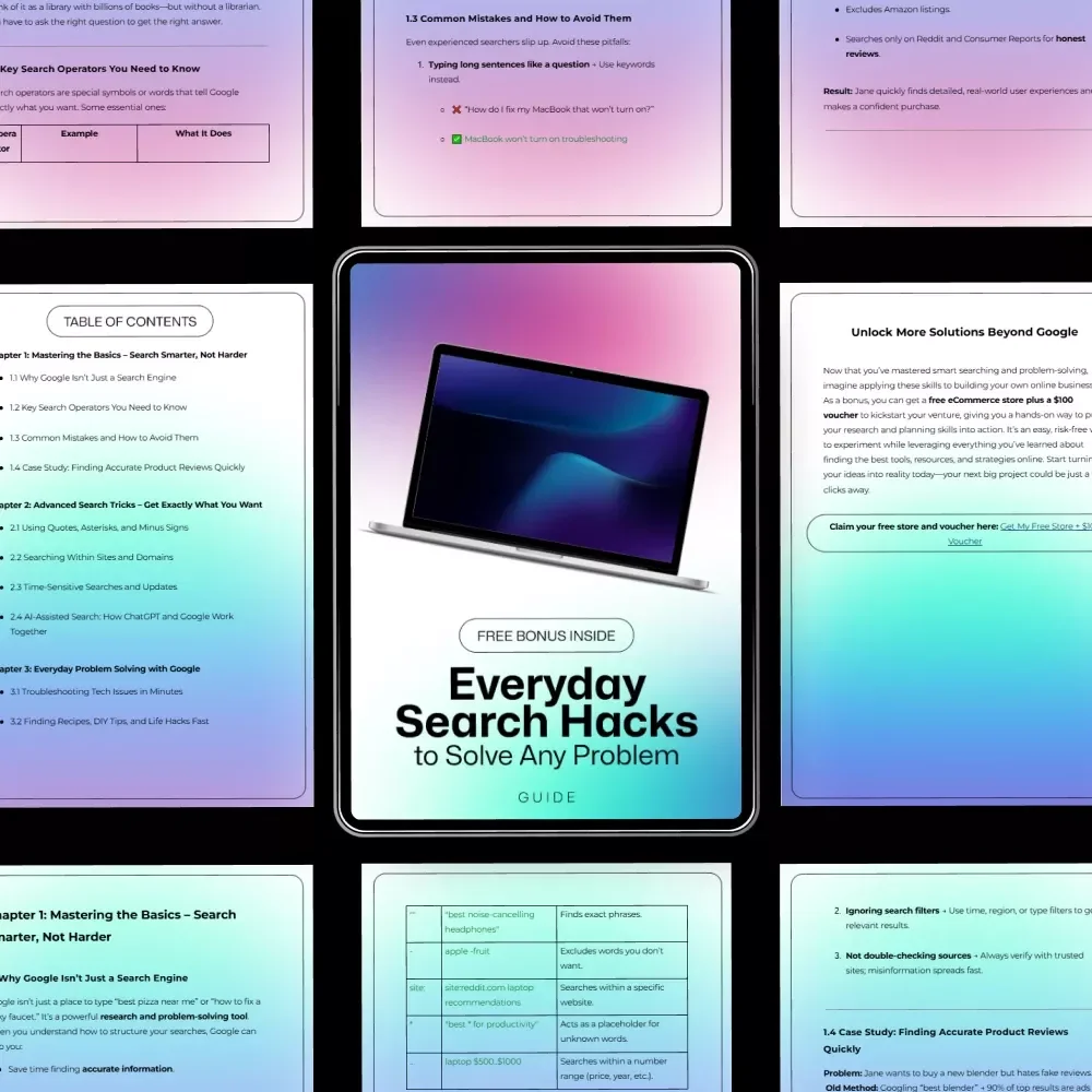 Everyday Search Hacks to Solve Any Problem - Google Search Guide for Everyday Issues
