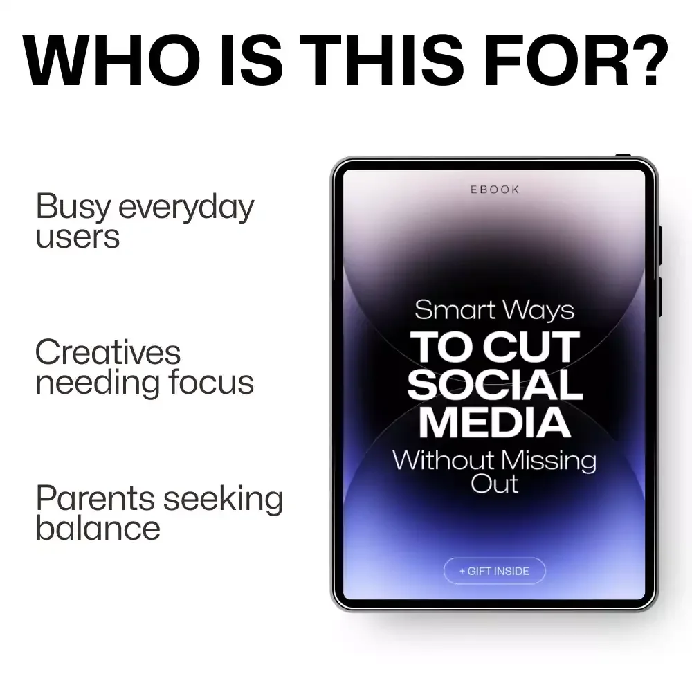 Smart Ways to Cut Social Media Without Missing Out | Digital Ebook Guide for Balance, Focus & the Best Ways to Cut Social Media Time