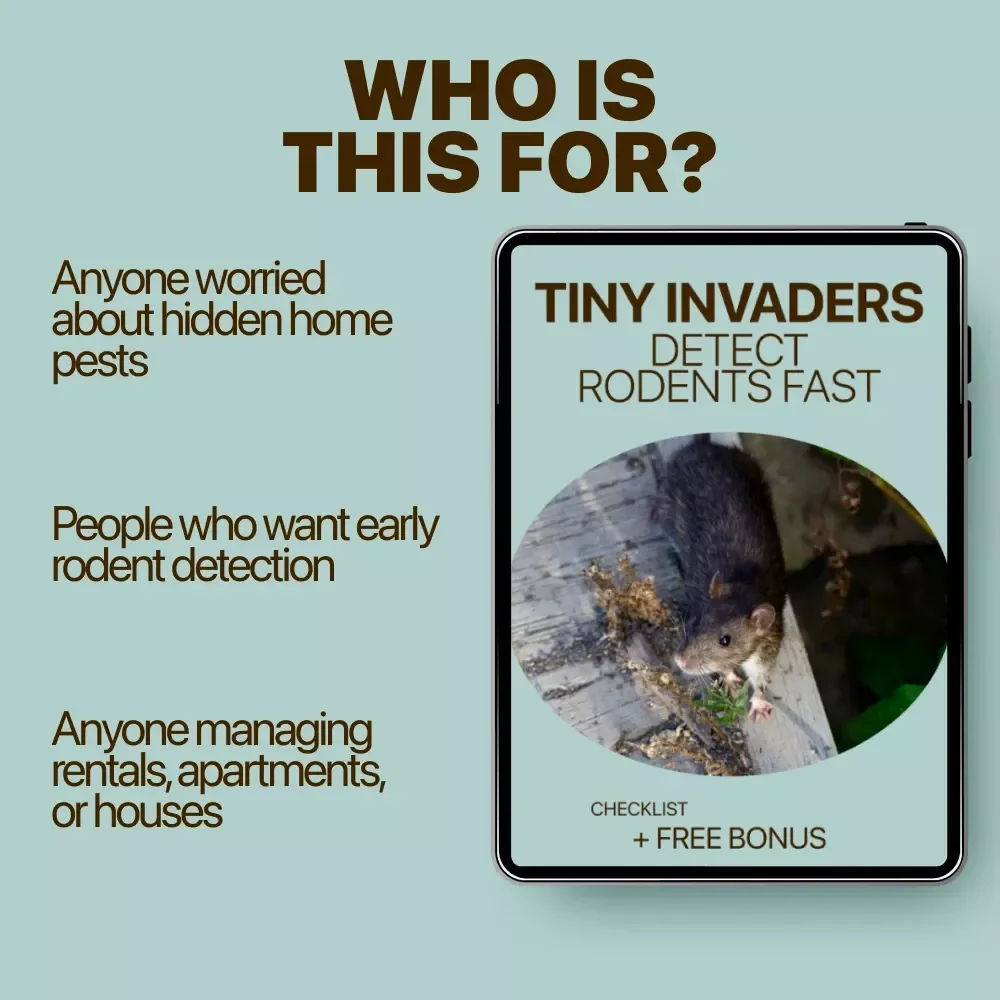 Tiny Invaders: Detect Rodents Fast – Printable Home Rodent Signs Checklist for Early Pest Detection & Prevention