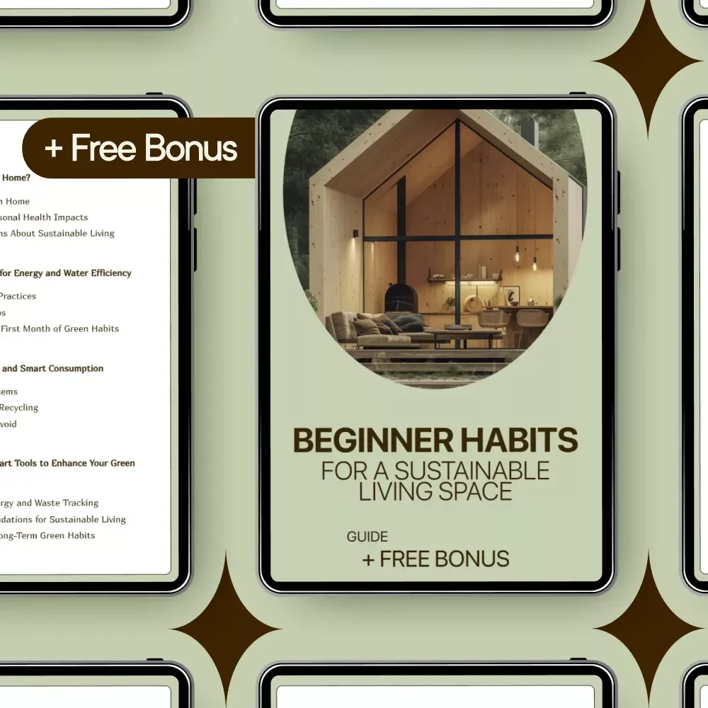 Beginner Habits for a Sustainable Living Space – Easy Green Home Habits for Beginners Guide | Eco-Friendly Home Reset