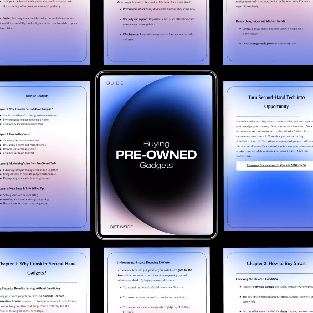 Buying Pre-Owned Gadgets – Smart Guide to Second-Hand Tech | second hand gadgets is it worth it | Save Money, Avoid Scams, Maximize Value