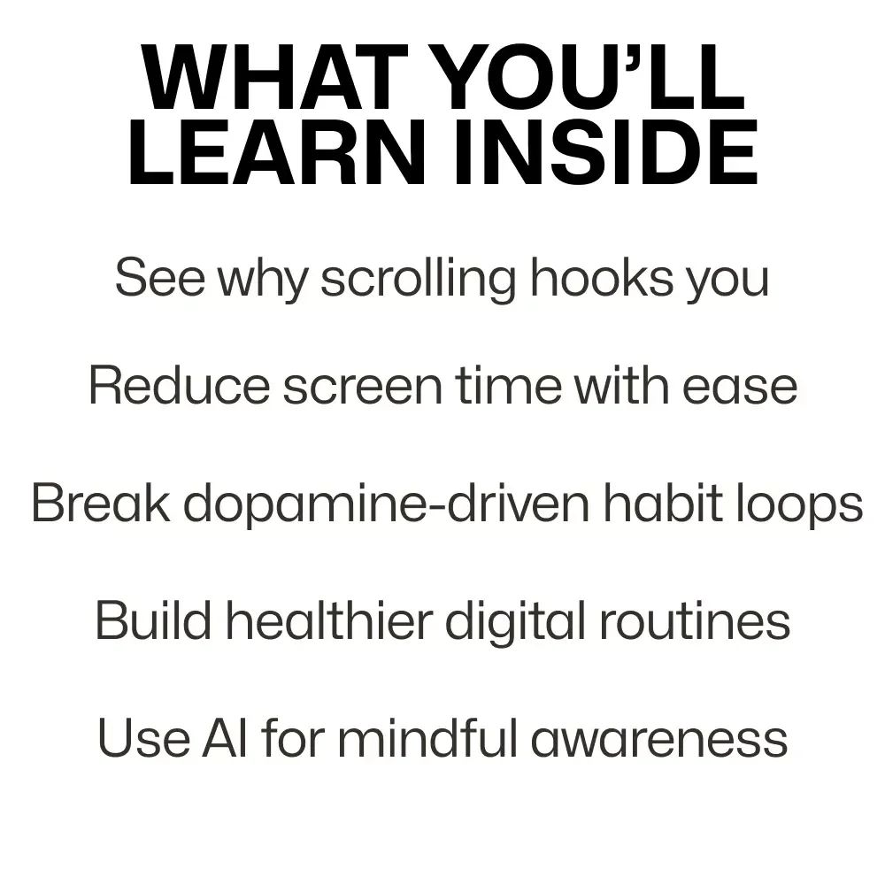 Understanding Social Media Addiction | Digital Guide & eBook on Scrolling, Dopamine, FOMO, and Digital Balance | Instant Download