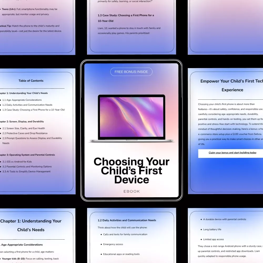 Choosing Your Child’s First Device: The Ultimate Guide to Choosing a First Phone for a Kid