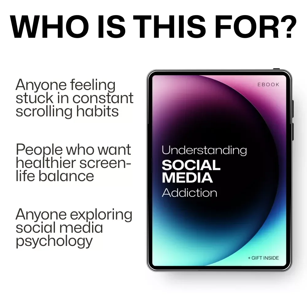 Understanding Social Media Addiction | Digital Guide & eBook on Scrolling, Dopamine, FOMO, and Digital Balance | Instant Download