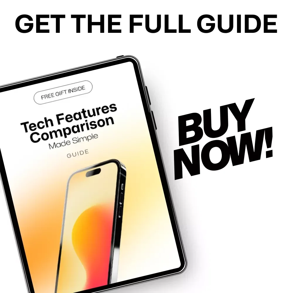 Tech Features Comparison Made Simple | A Smart Buyer’s Guide on how to read tech specs like a pro