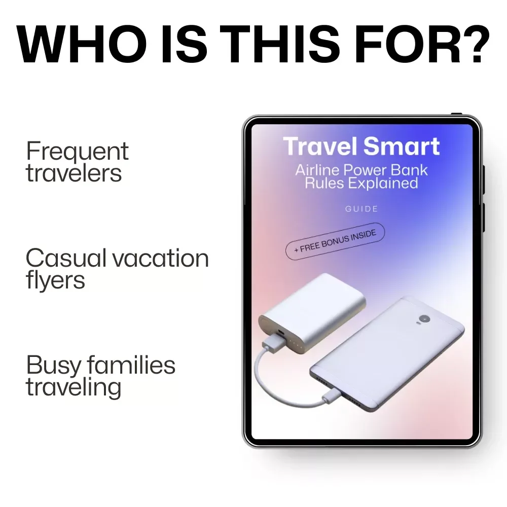 Travel Smart: Airline Power Bank Rules Explained | Ultimate Guide to power bank airline rules for Stress-Free Flying