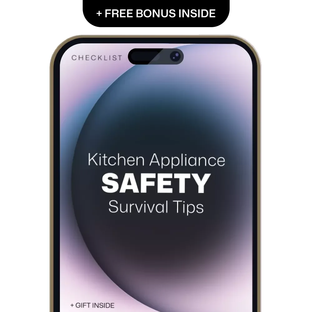 Kitchen Appliance Safety Survival Tips – Printable Checklist for Home Cooks, Families & Renters | Essential Kitchen Appliances Safety Tips