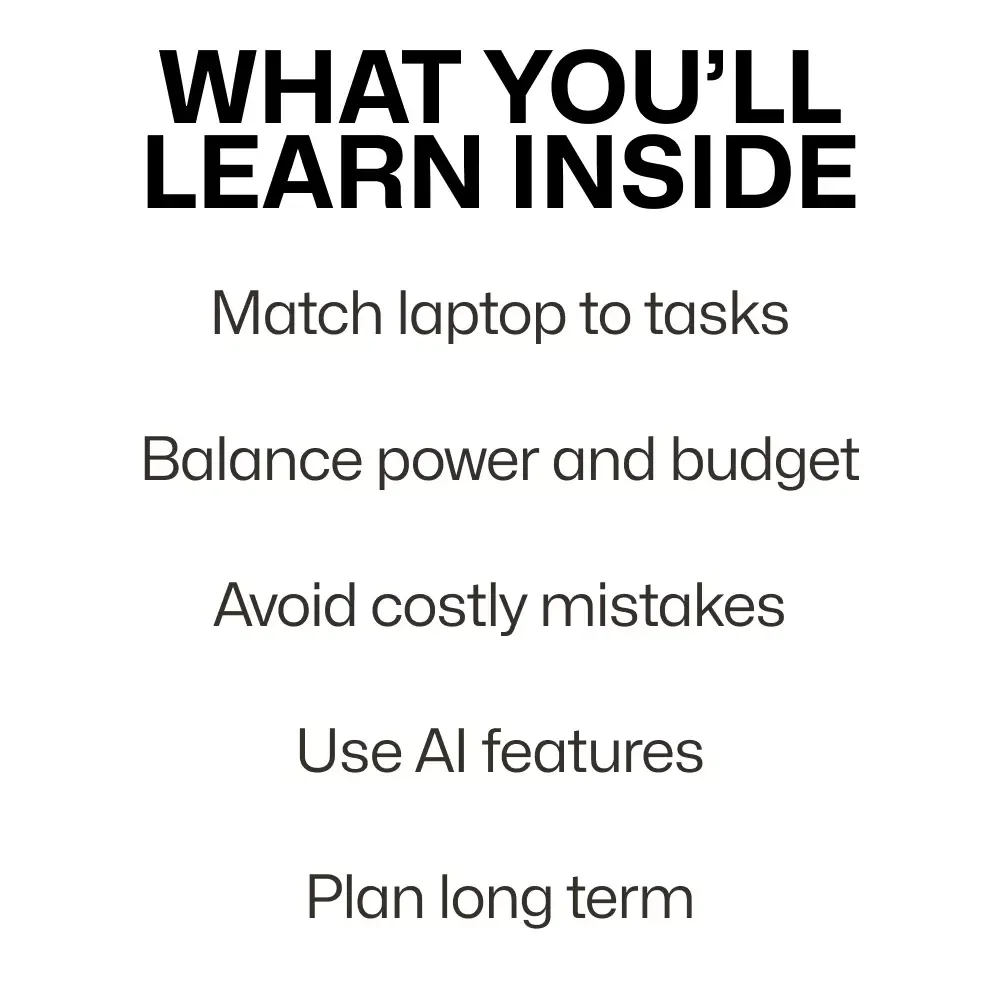 How to Choose the Perfect Laptop for Your Job – A Practical Work Laptop Buying Guide for Professionals, Freelancers & Remote Workers