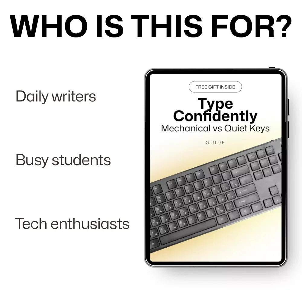 Type Confidently: Mechanical vs Quiet Keys – Ultimate Guide to Keyboard Mechanical vs Quiet Keys for Typing, Productivity, and Custom Setup