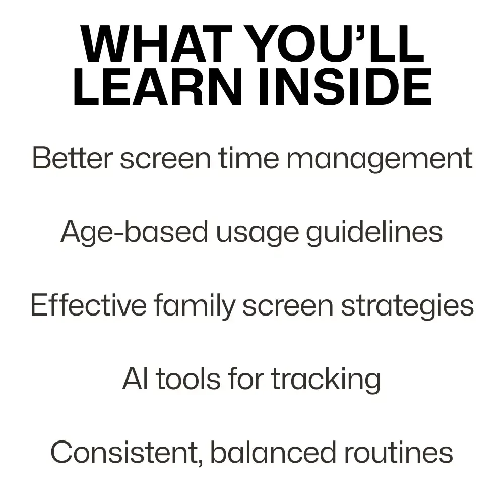 Healthy Screen Time Limits for Everyone: The Ultimate Guide to Setting Smart Limits and Staying Balanced