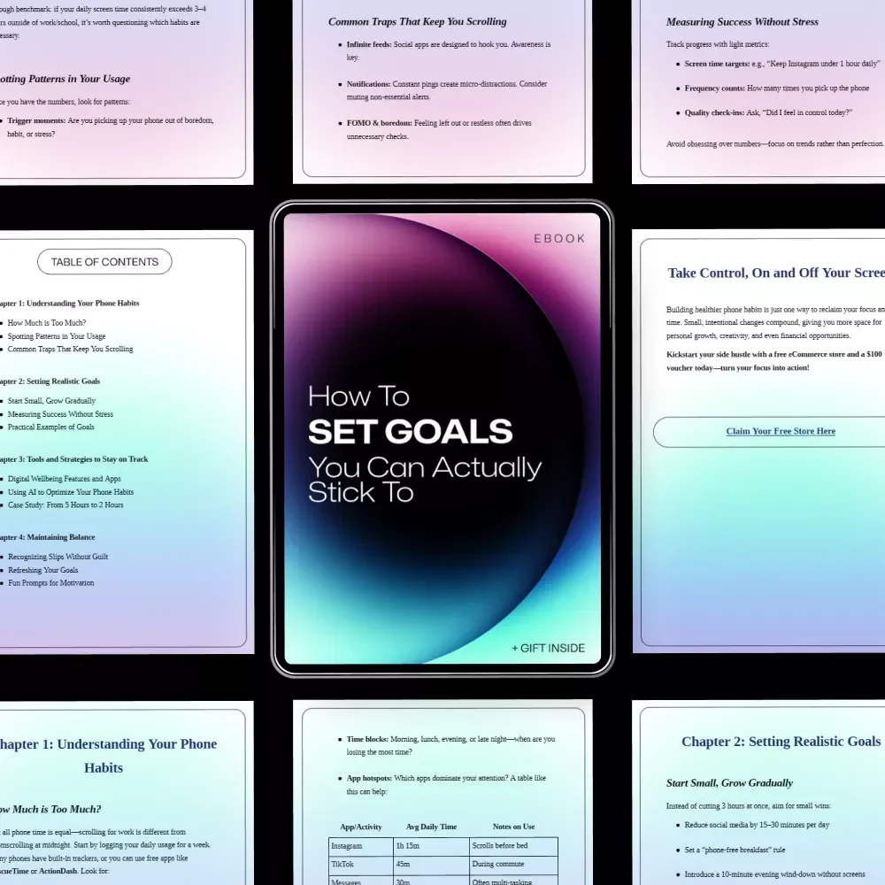 How to Set Goals You Can Actually Stick To: The Ultimate Guide to Setting Realistic Phone Use Goals