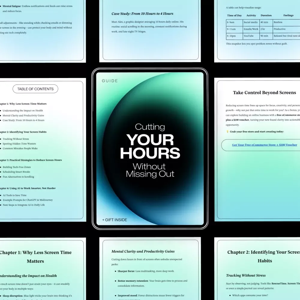Cutting Your Hours Without Missing Out: A Practical Guide to Reducing Screen Time and Boosting Productivity