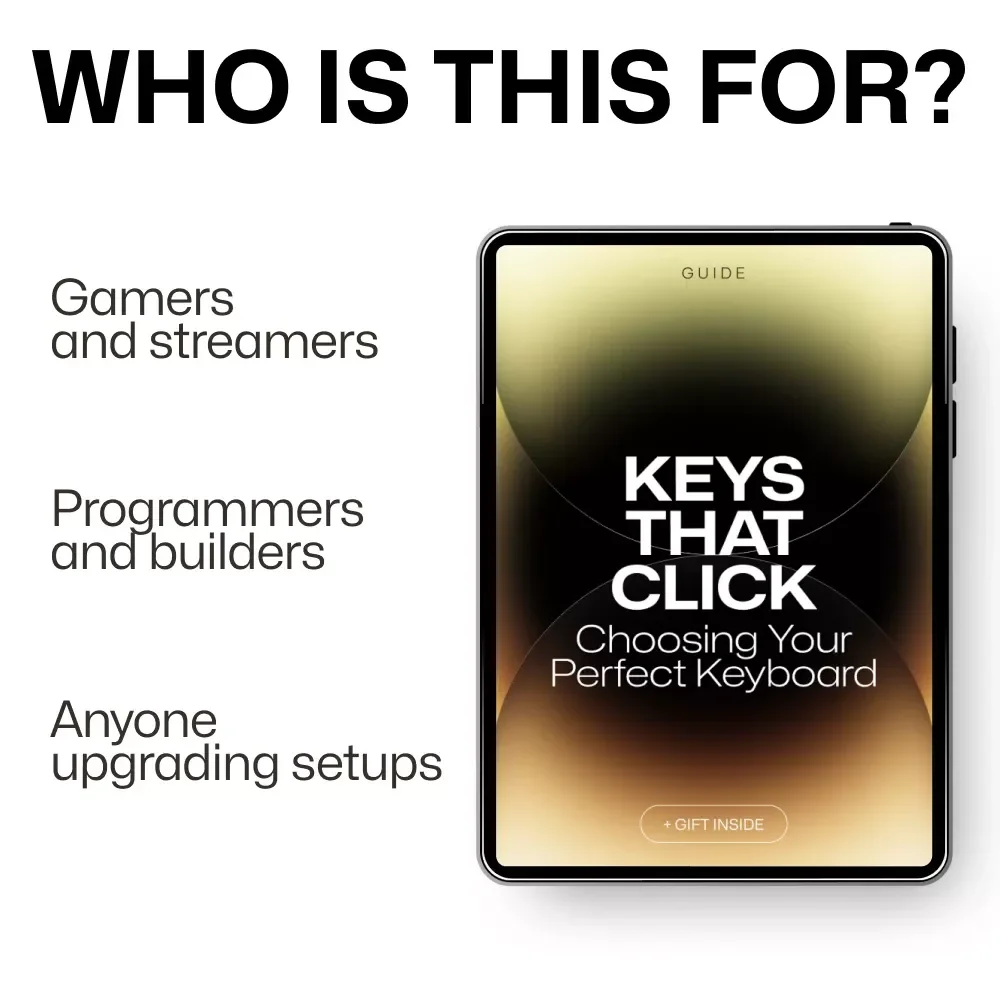 Keys That Click: Choosing Your Perfect Keyboard – A Practical Guide on how to choose a keyboard for Typing, Gaming & Work