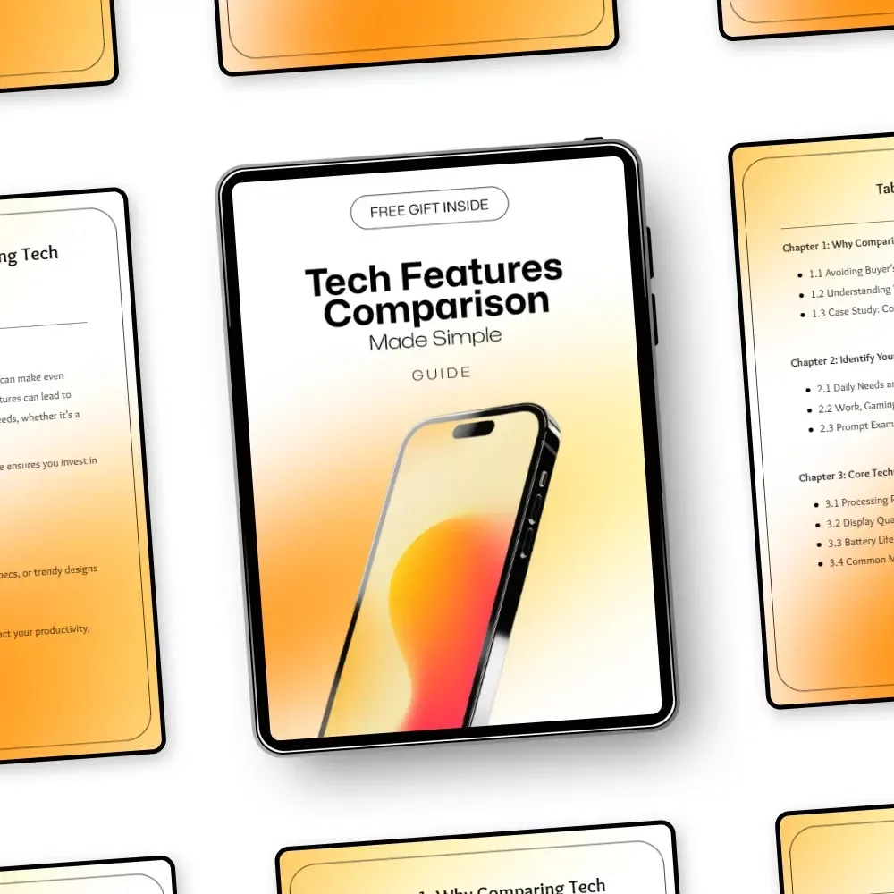 Tech Features Comparison Made Simple | A Smart Buyer’s Guide on how to read tech specs like a pro