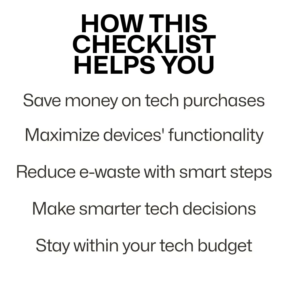 Avoiding Impulse Tech Upgrades: Your Guide to Smart, Sustainable Tech Choices