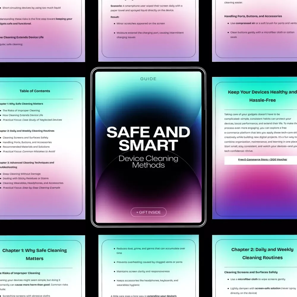 Safe and Smart Device Cleaning Methods: A Comprehensive Guide to Safe Cleaning Techniques for Your Electronics