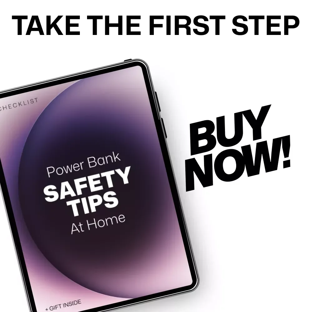 Power Bank Safety Tips at Home | Printable Home Charging Safety Checklist for Families, Apartments & Everyday Use