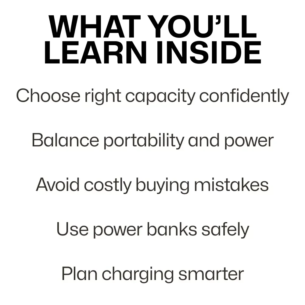 Power Anywhere: Your Smart Guide to Power Banks | How to Choose a Power Bank with Confidence | Digital Guide for Travel, Daily Use & Emergency Power