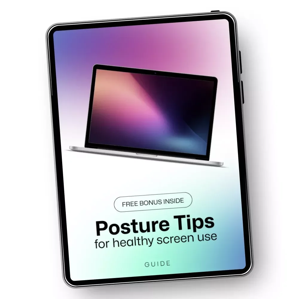 Posture Tips for Healthy Screen Use – Practical Guide with posture tips for screen use | Digital Download for Desk, Phone & Laptop Users