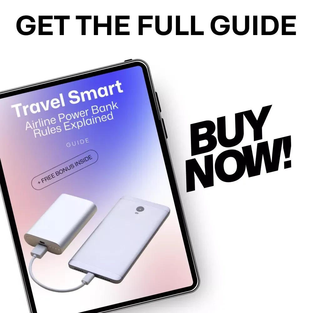 Travel Smart: Airline Power Bank Rules Explained | Ultimate Guide to power bank airline rules for Stress-Free Flying