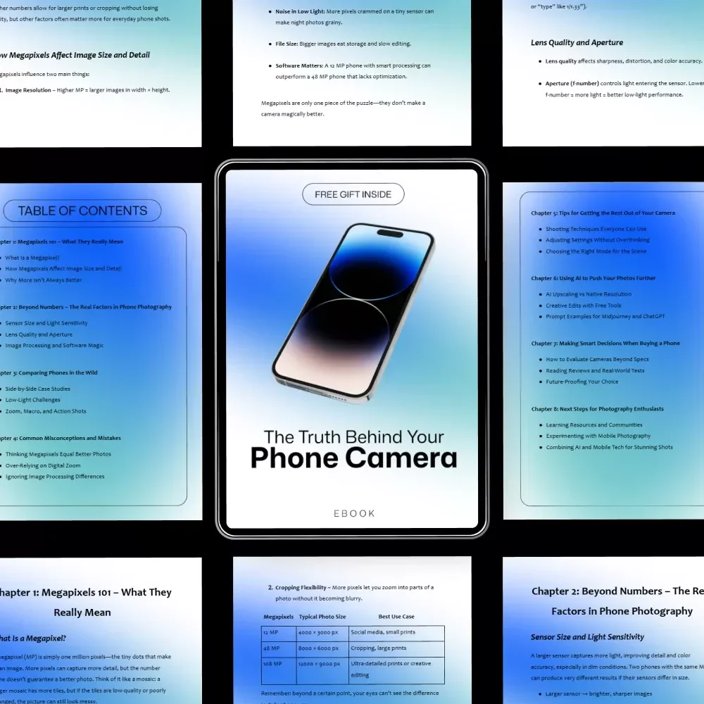 The Truth Behind Your Phone Camera: Megapixels vs Reality - A Comprehensive Guide to Smartphone Photography