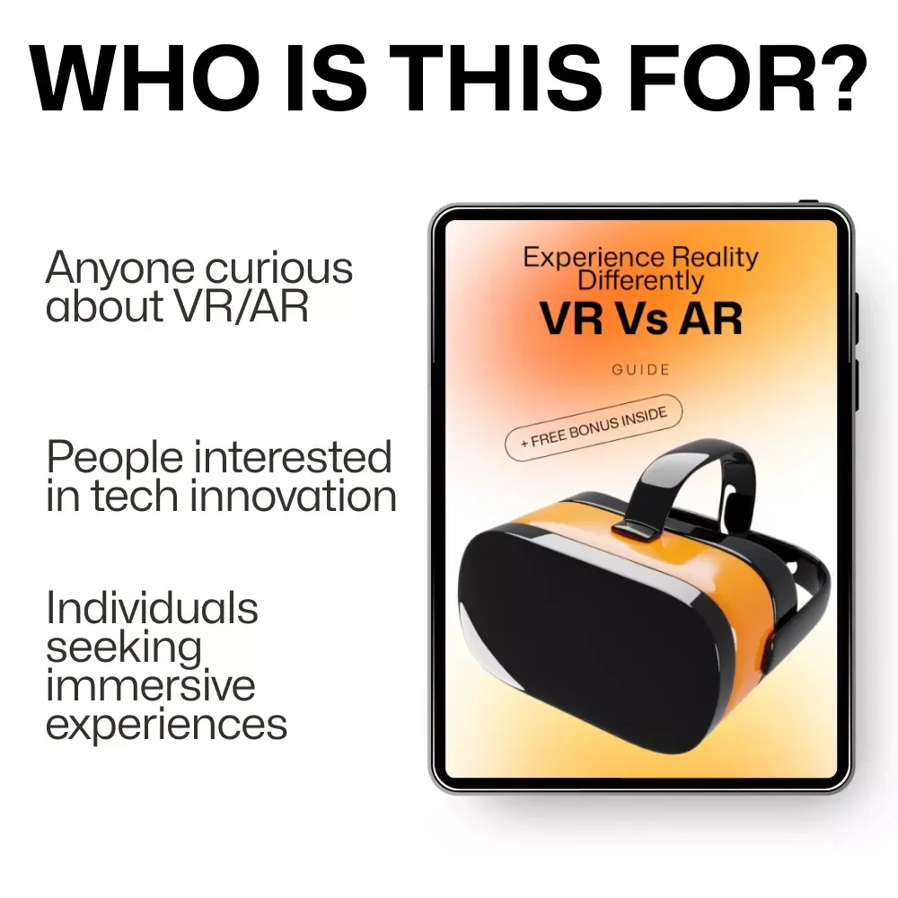 Experience Reality Differently: VR vs AR Guide - Understand the Key Differences Between VR Headset vs AR Glasses