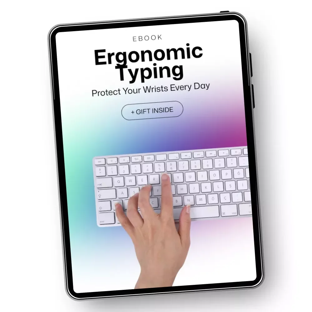 Ergonomic Typing: Protect Your Wrists Every Day – Keyboard Wrist Pain Prevention eBook & Digital Guide