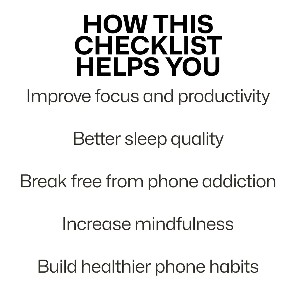 10 Concrete Steps to Stop Checking Your Phone So Often - A Practical Checklist to Break the Habit